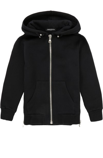 Спортивный кардиган из хлопка с декоративными молниями по бокам BALMAIN, арт. W7E/8002/J928, фото 1