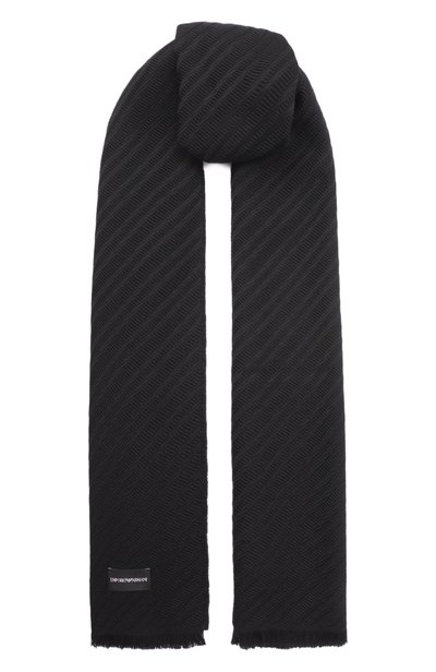 Мужской шерстяной шарф EMPORIO ARMANI, арт. EM007074/AF28992