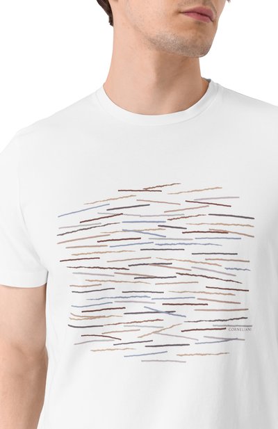 Хлопковая футболка CORNELIANI, арт. 25G585-2525063, фото 5