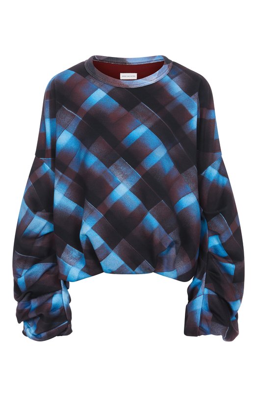 Хлопковый свитшот Dries Van Noten 011141-2614-358 Разноцветный 011141-2614-358