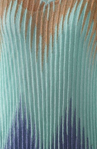 Платье-миди M MISSONI бирюзового цвета по цене 59400 руб., арт. 2DG00127/2K001A, фото 5 Платье-миди M MISSONI, арт. 2DG00127/2K001A, фото 5