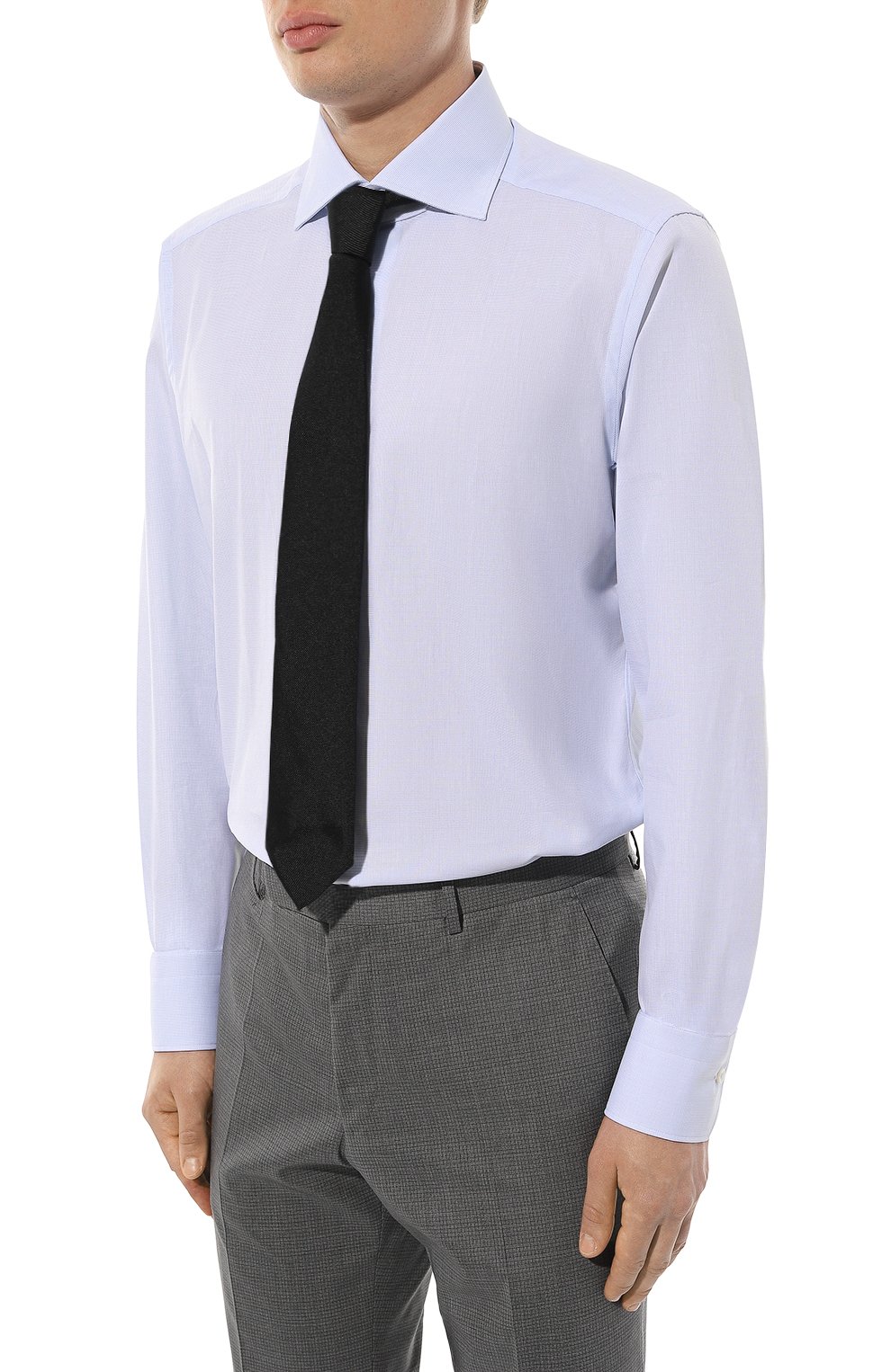 Хлопковая сорочка ZEGNA, арт. 601037A6/9MS0BA, фото 4