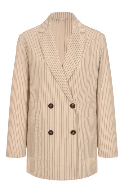 Женский хлопковый жакет BRUNELLO CUCINELLI, арт. MH7822468P