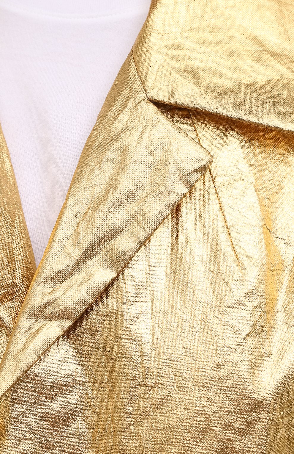 Льняной жакет DRIES VAN NOTEN золотого цвета по цене 120000 руб., арт. 211-10526-2327, фото 5 Льняной жакет DRIES VAN NOTEN, арт. 211-10526-2327, фото 5