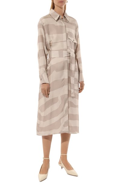 Шелковое платье LORENA ANTONIAZZI, арт. I2409AB10B/4744_SET, фото 3