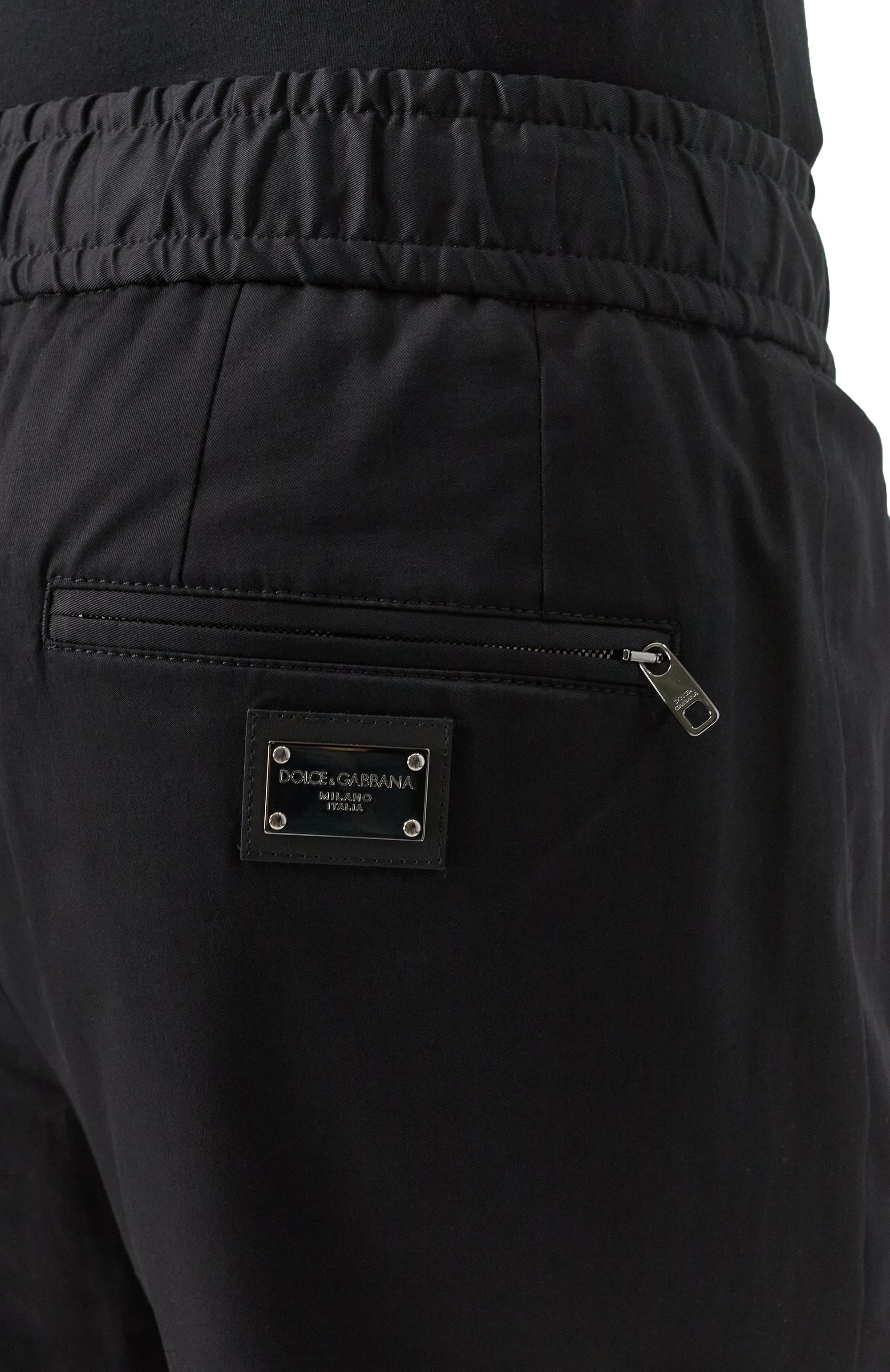 Хлопковые брюки DOLCE & GABBANA, арт. GVZAET/FUFJR, фото 5