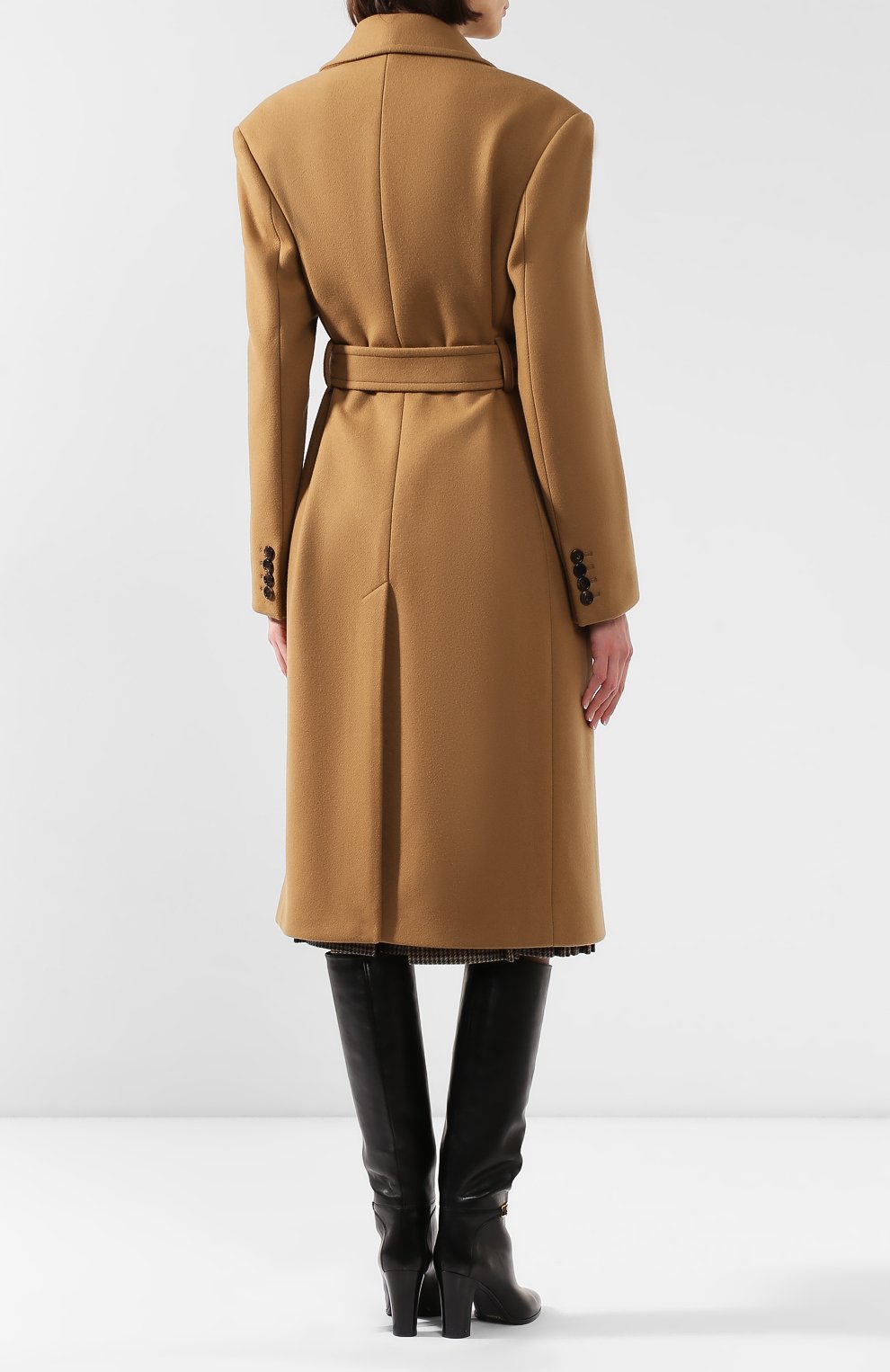 Пальто из смеси шерсти и кашемира CELINE, арт. 2M151403F, фото 4