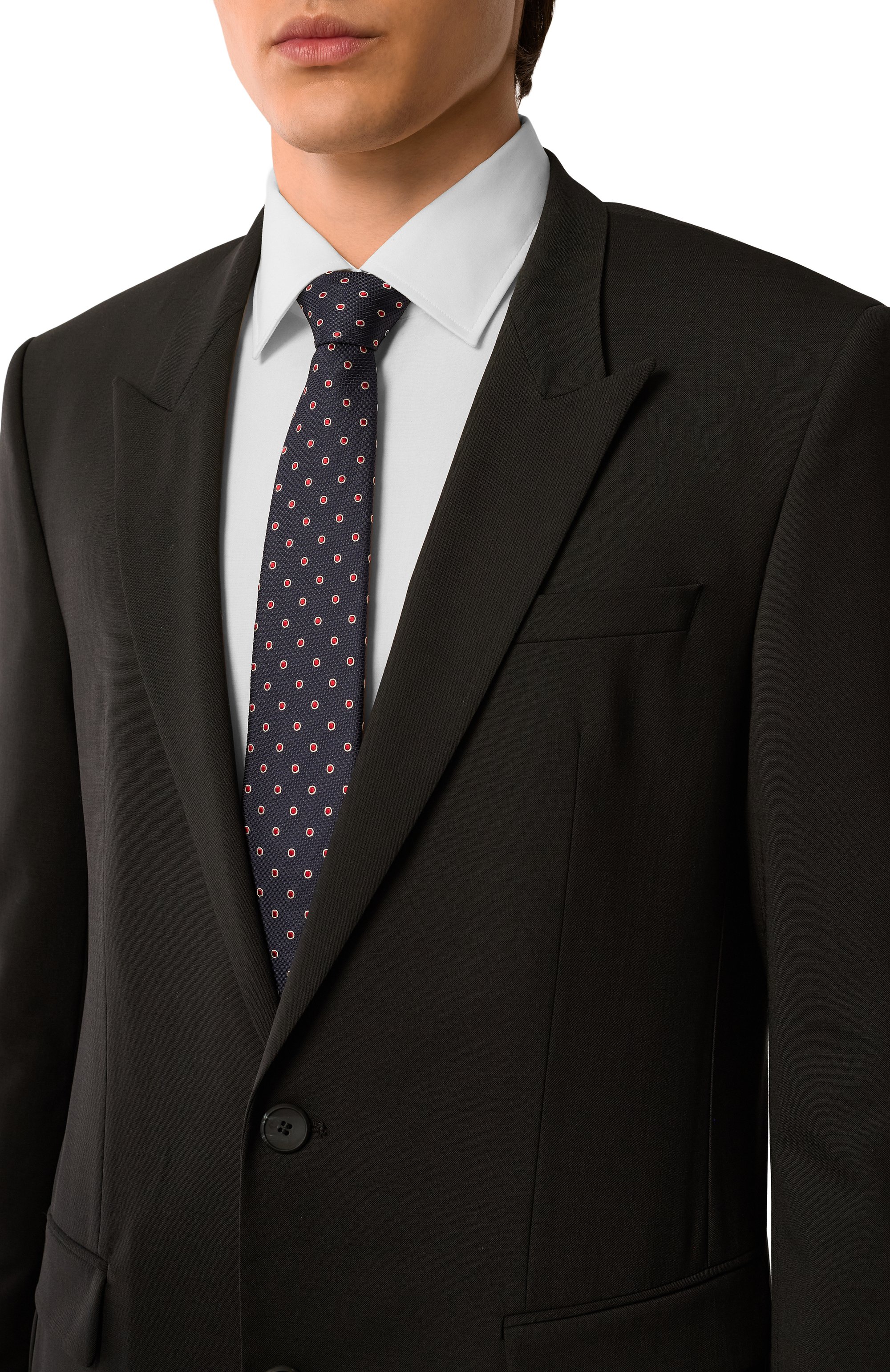 Шелковый галстук GIORGIO ARMANI, арт. GM000800/TE13667, фото 2