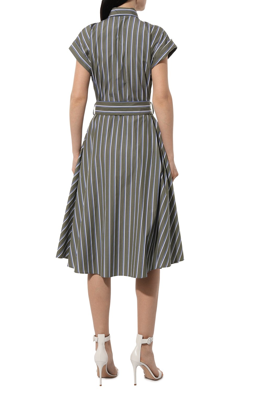 Хлопковое платье KITON, арт. D55375H088, фото 4