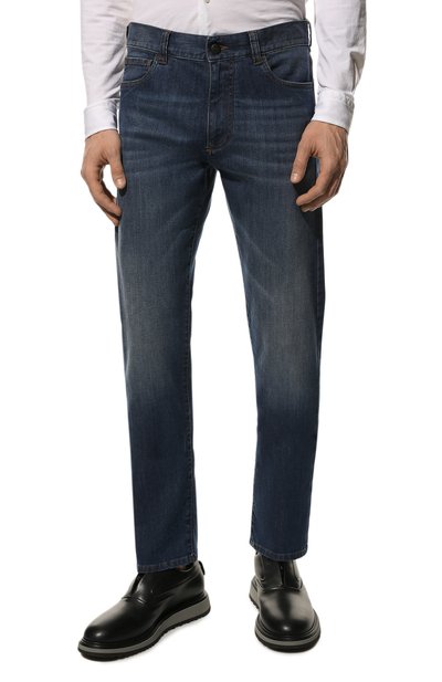 Джинсы CANALI темно-синего цвета по цене 39950 руб., арт. 91700/PD00003, фото 3 Джинсы CANALI, арт. 91700/PD00003, фото 3