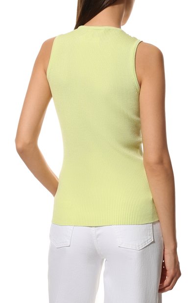 Топ из вискозы NOBLE&BRULEE желтого цвета по цене 22000 руб., арт. NB306/02, фото 4 Топ из вискозы NOBLE&BRULEE, арт. NB306/02, фото 4