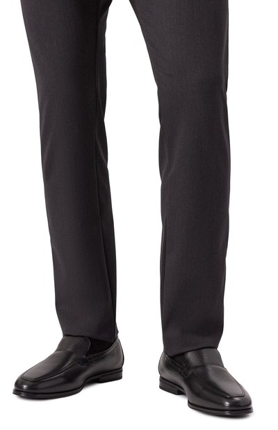 Кожаные лоферы DOUCAL'S, арт. DU3392N0TTUM019N, фото 3