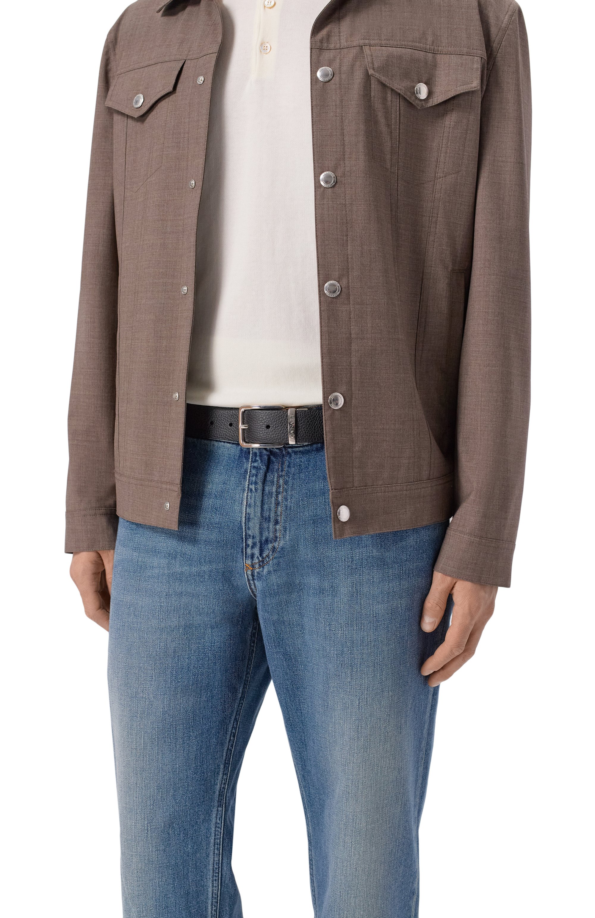 Кожаный ремень CANALI, арт. 50C/KA00529, фото 2