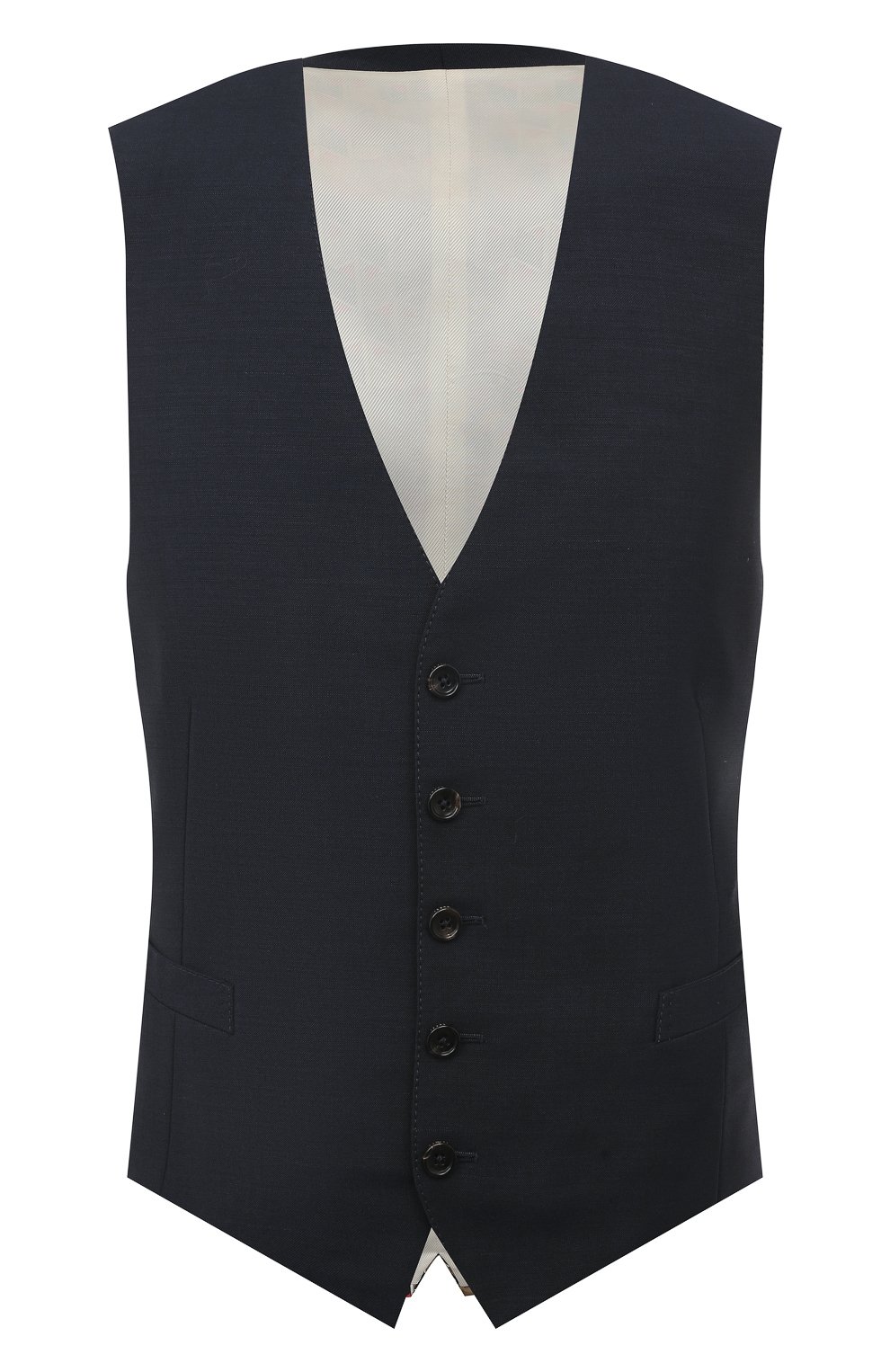 Шерстяной жилет GUCCI темно-синего цвета по цене 128160 руб., арт. 452587 Z592B, фото 1 Шерстяной жилет GUCCI, арт. 452587 Z592B, фото 1