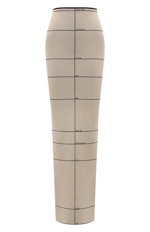 

Юбка из вискозы VETEMENTS, Бежевый