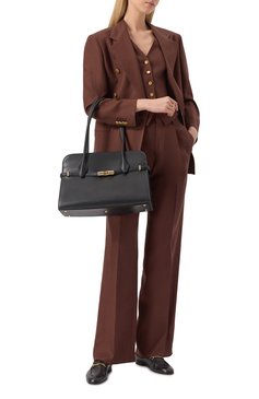 Женская сумка furla goccia large FURLA черного цвета, арт. WB01504/BX3104 | Фото 7 (Размер: large; Материал: Натуральная кожа)