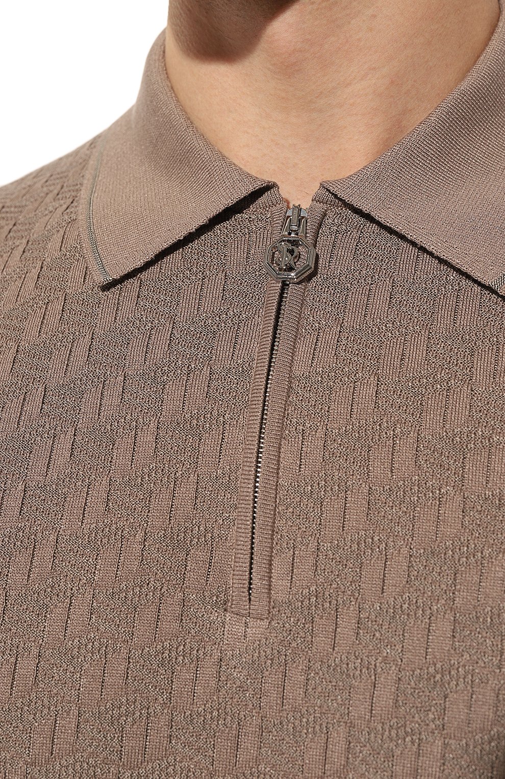 Поло из шелка и хлопка STEFANO RICCI, арт. K818048P31/F23176, фото 5