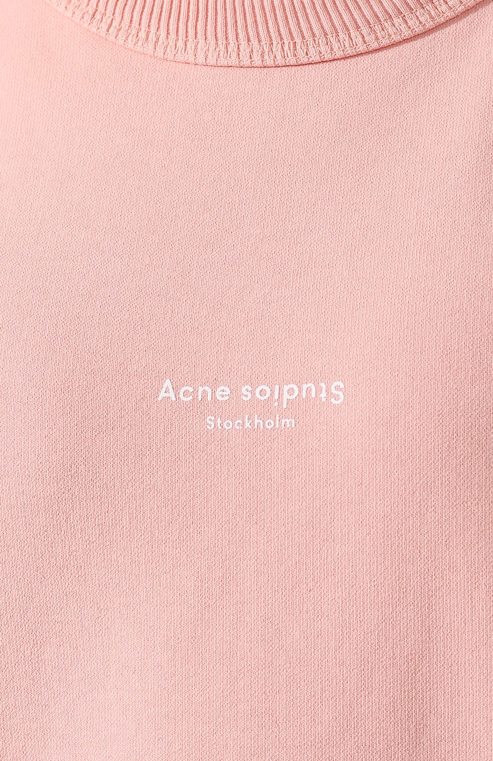 Хлопковый свитшот ACNE STUDIOS розового цвета по цене 35300 руб., арт. AI0045, фото 5 Хлопковый свитшот ACNE STUDIOS, арт. AI0045, фото 5