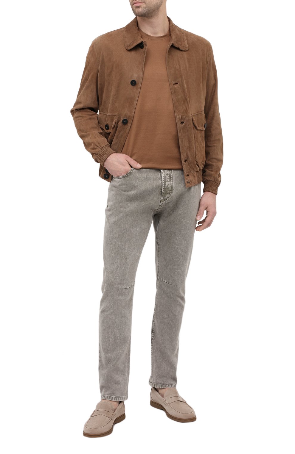 Замшевые пенни-лоферы BRUNELLO CUCINELLI, арт. MZUCTRB946, фото 2