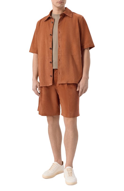 Замшевые шорты MVST M26.2PM.L008/L010 SUEDE Оранжевый  M26.2PM.L008/L010 SUEDE Фото 2