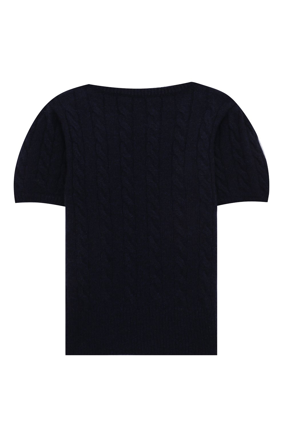 Кашемировый пуловер OSCAR ET VALENTINE синего цвета по цене 21250 руб., арт. PUL05M, фото 2 Кашемировый пуловер OSCAR ET VALENTINE, арт. PUL05M, фото 2