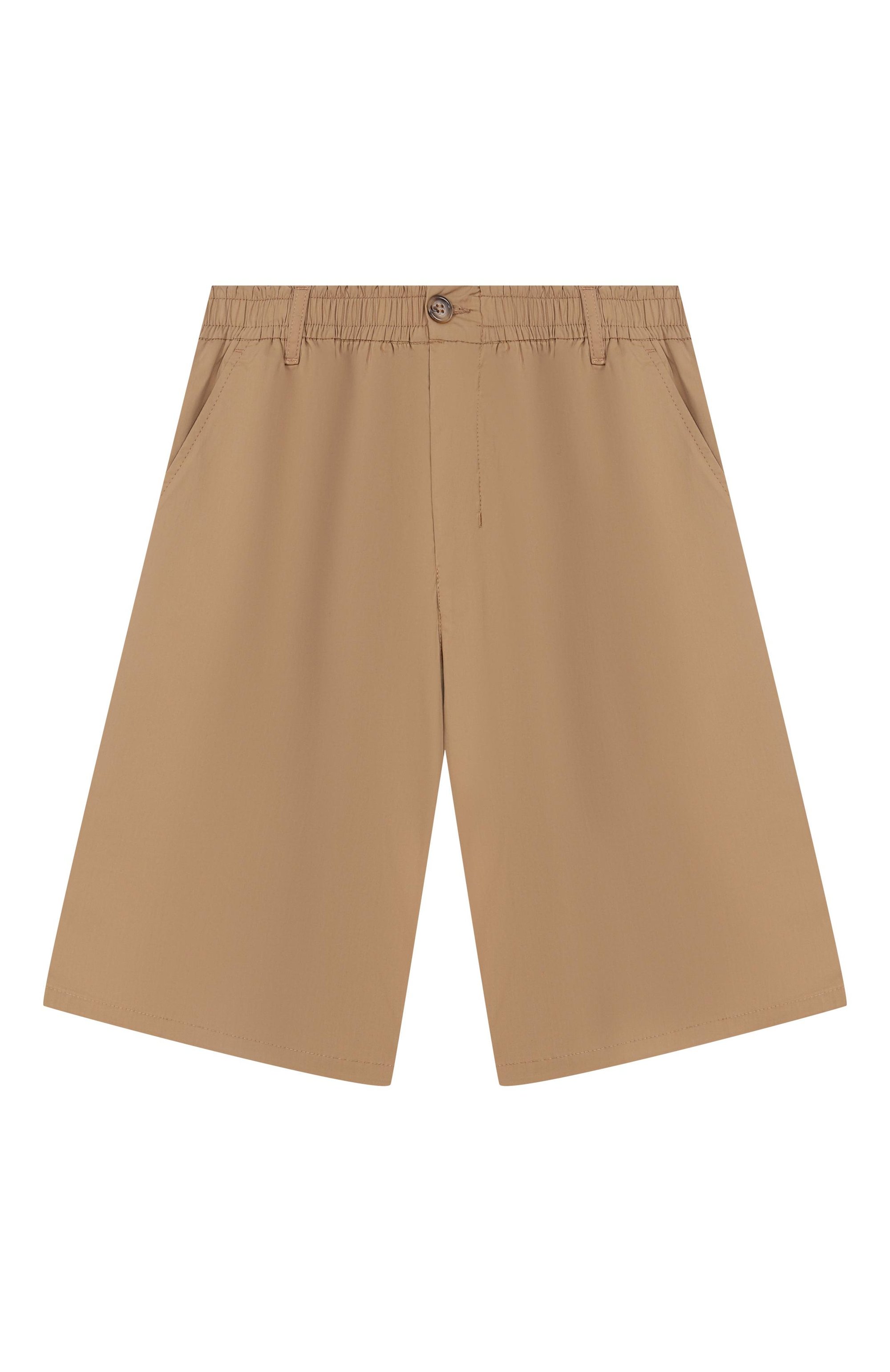 Хлопковые шорты PAOLO PECORA MILANO бежевого цвета по цене 13950 руб., арт. PP4315, фото 1 Хлопковые шорты PAOLO PECORA MILANO, арт. PP4315, фото 1