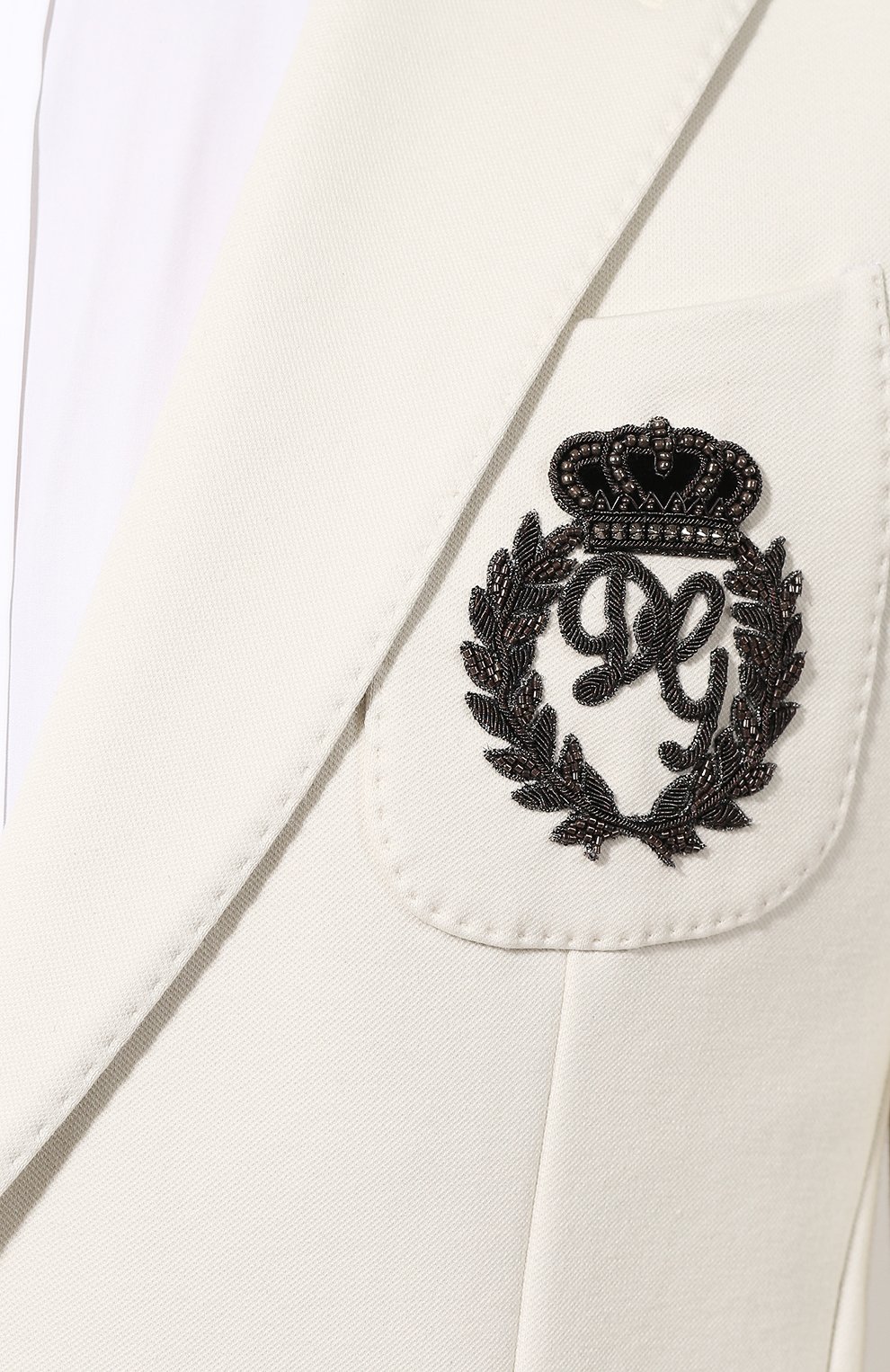 Хлопковый пиджак DOLCE & GABBANA, арт. G2NW6Z/FUGJM, фото 5