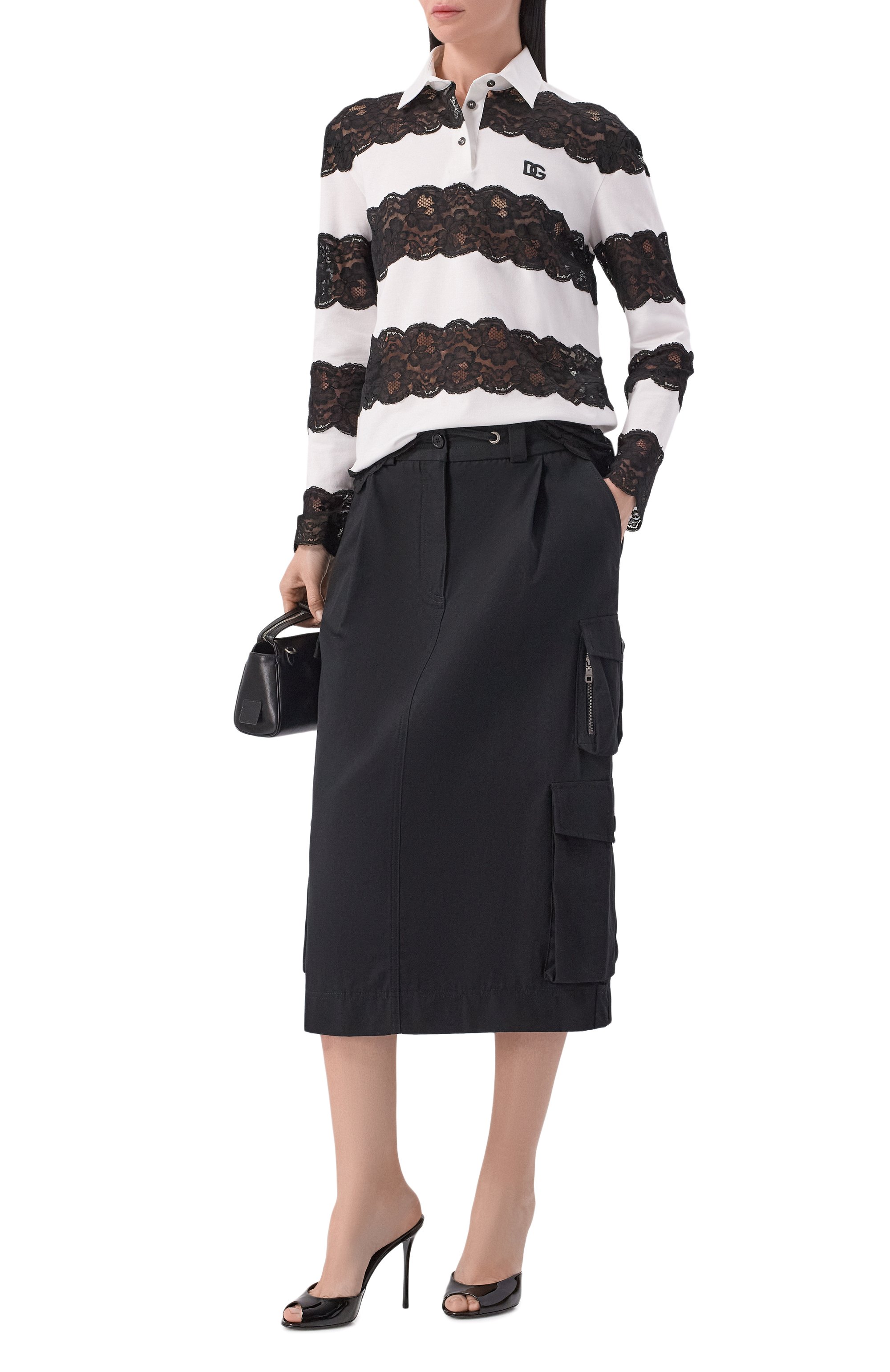 Хлопковое поло DOLCE & GABBANA, арт. F8W07Z/GDDML, фото 2