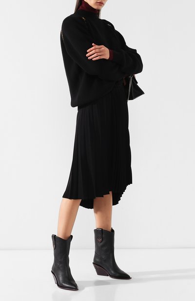 Кожаные сапоги на устойчивом каблуке FENDI, арт. 8T6785 A3SZ, фото 2