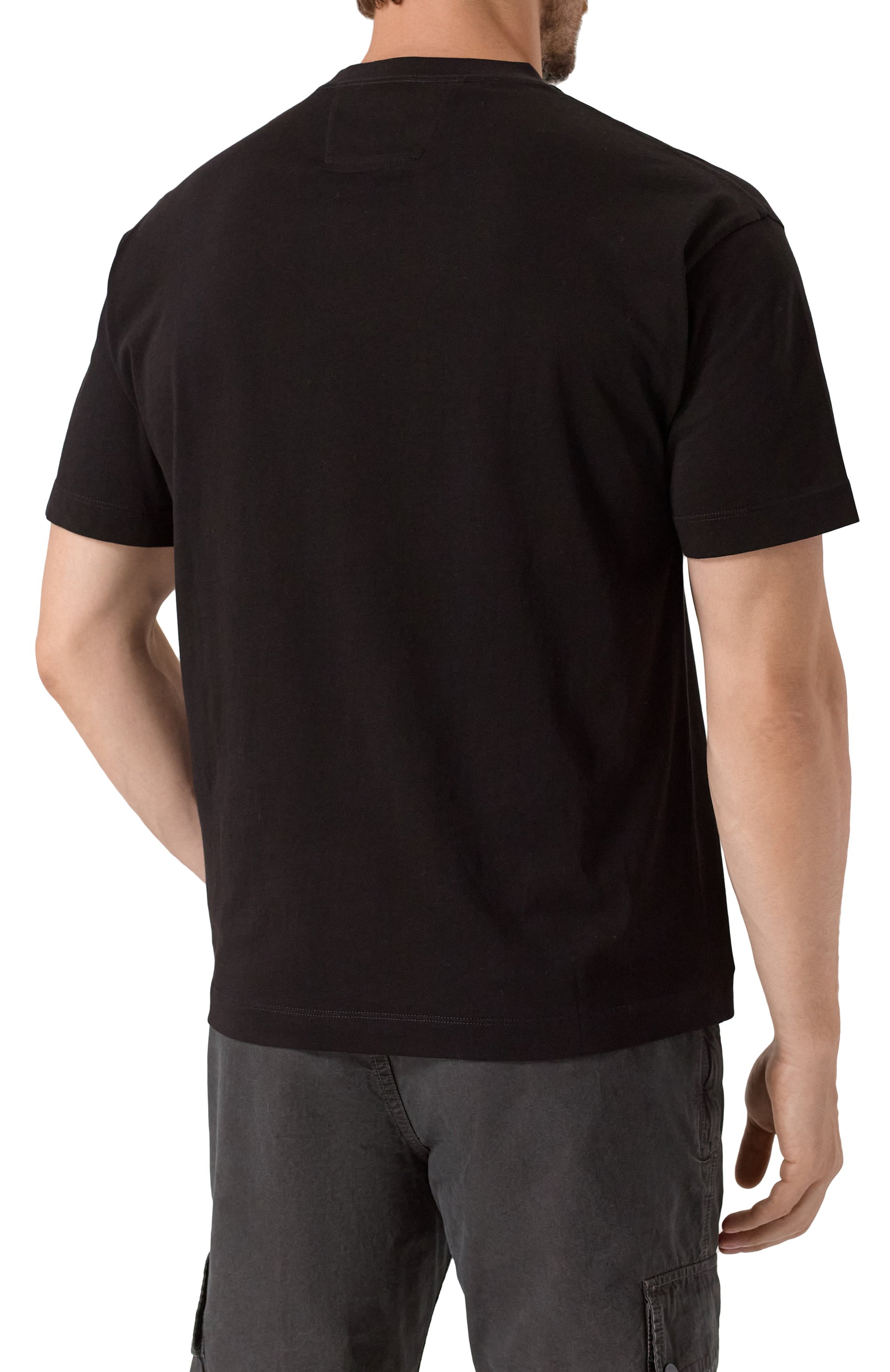 Хлопковая футболка C.P. COMPANY, арт. 19CMTS109A005100W, фото 4