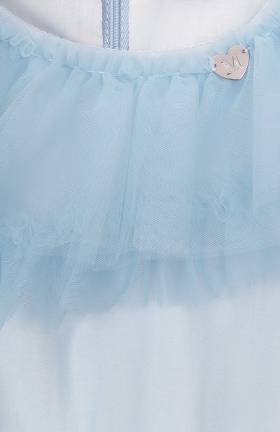 Платье MONNALISA голубого цвета по цене 35400 руб., арт. 17F903, фото 3 Платье MONNALISA, арт. 17F903, фото 3