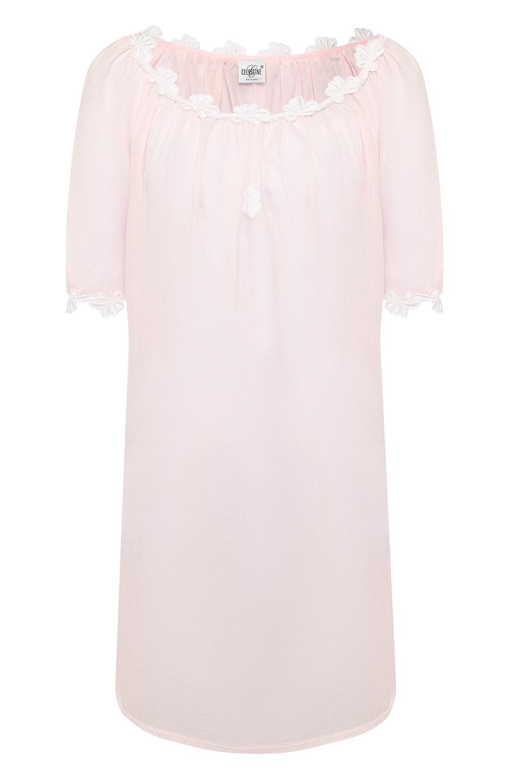 Хлопковая сорочка CELESTINE розового цвета по цене 19600 руб., арт. 20000733/PALACE HEMD, фото 1 Хлопковая сорочка CELESTINE, арт. 20000733/PALACE HEMD, фото 1