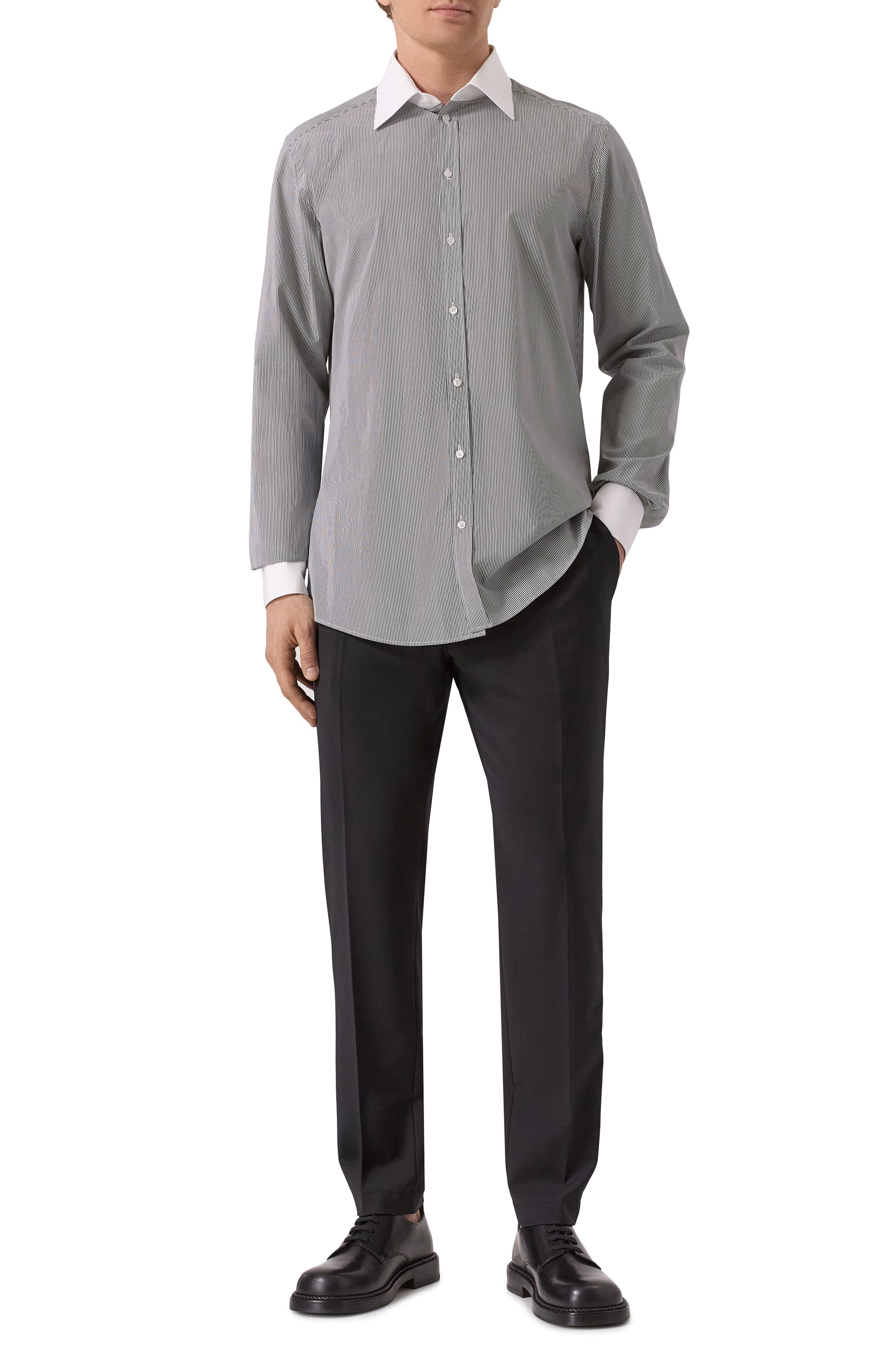 Хлопковая сорочка DOLCE & GABBANA, арт. G5MZ1Z/FR5YG, фото 2