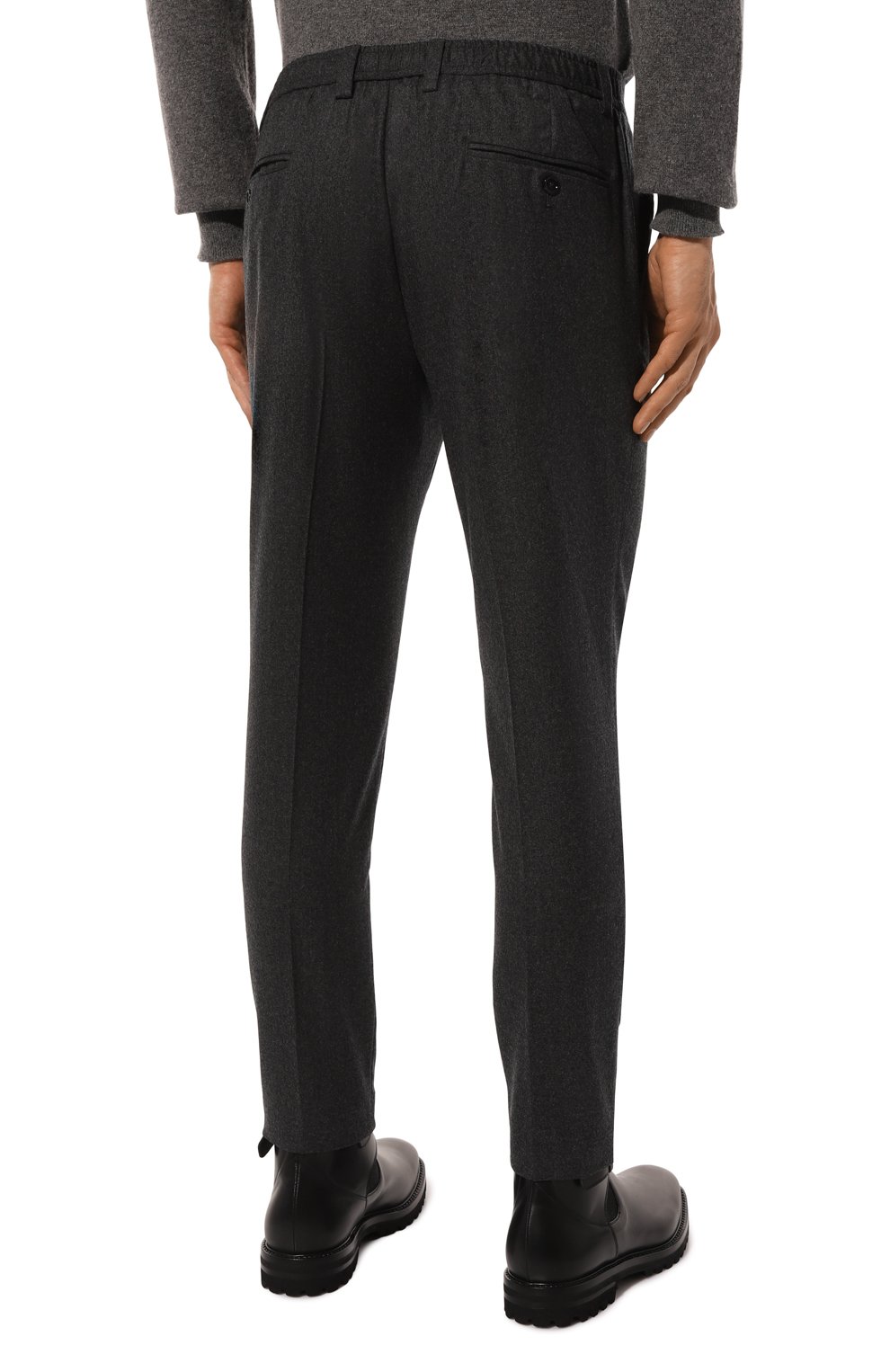 Шерстяные брюки DOLCE & GABBANA, арт. GW13ET/FU21Q, фото 4