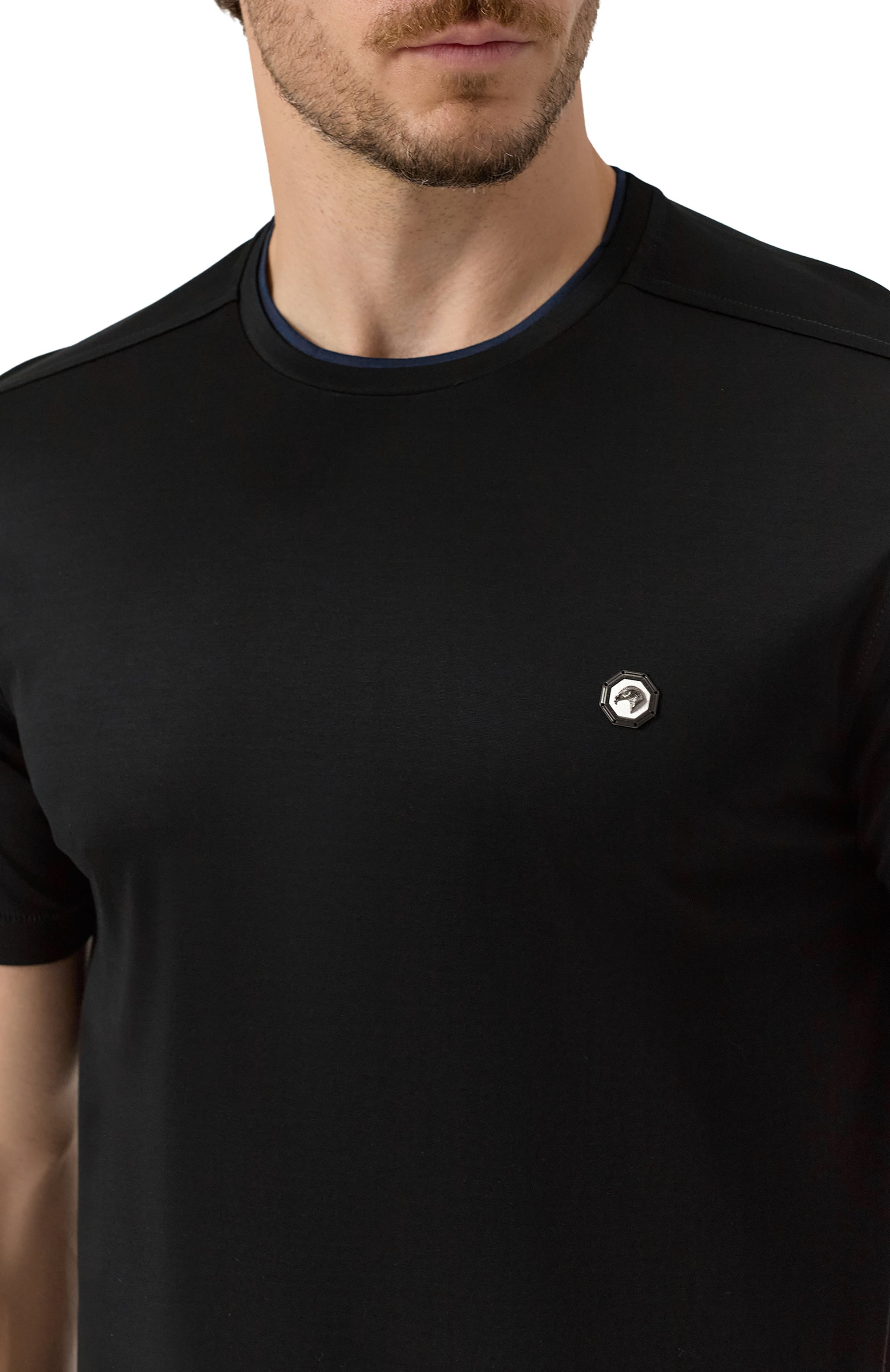 Хлопковая футболка STEFANO RICCI, арт. MNH5304510/TE0001, фото 5