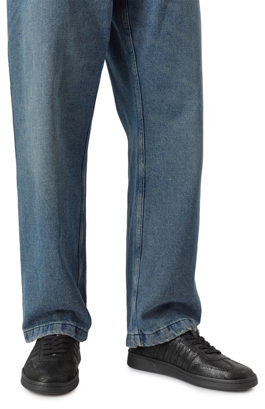 Кожаные кеды Boxer Dsquared2 SNM0364/43908441 Чёрный  SNM0364/43908441 Фото 3