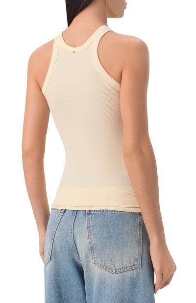 Майка из хлопка и шелка SPORTMAX, арт. SPXFUMAT0, фото 4