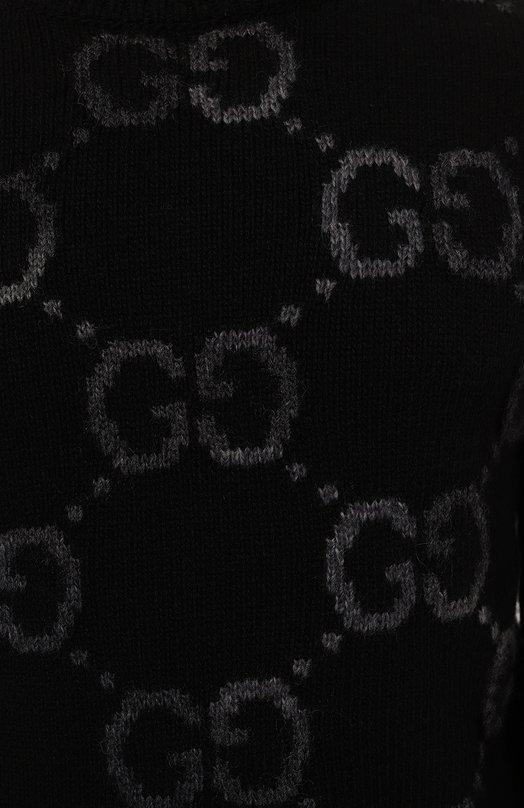 Шерстяной свитер Gucci 770509/XKDSJ Чёрный  770509/XKDSJ Фото 5