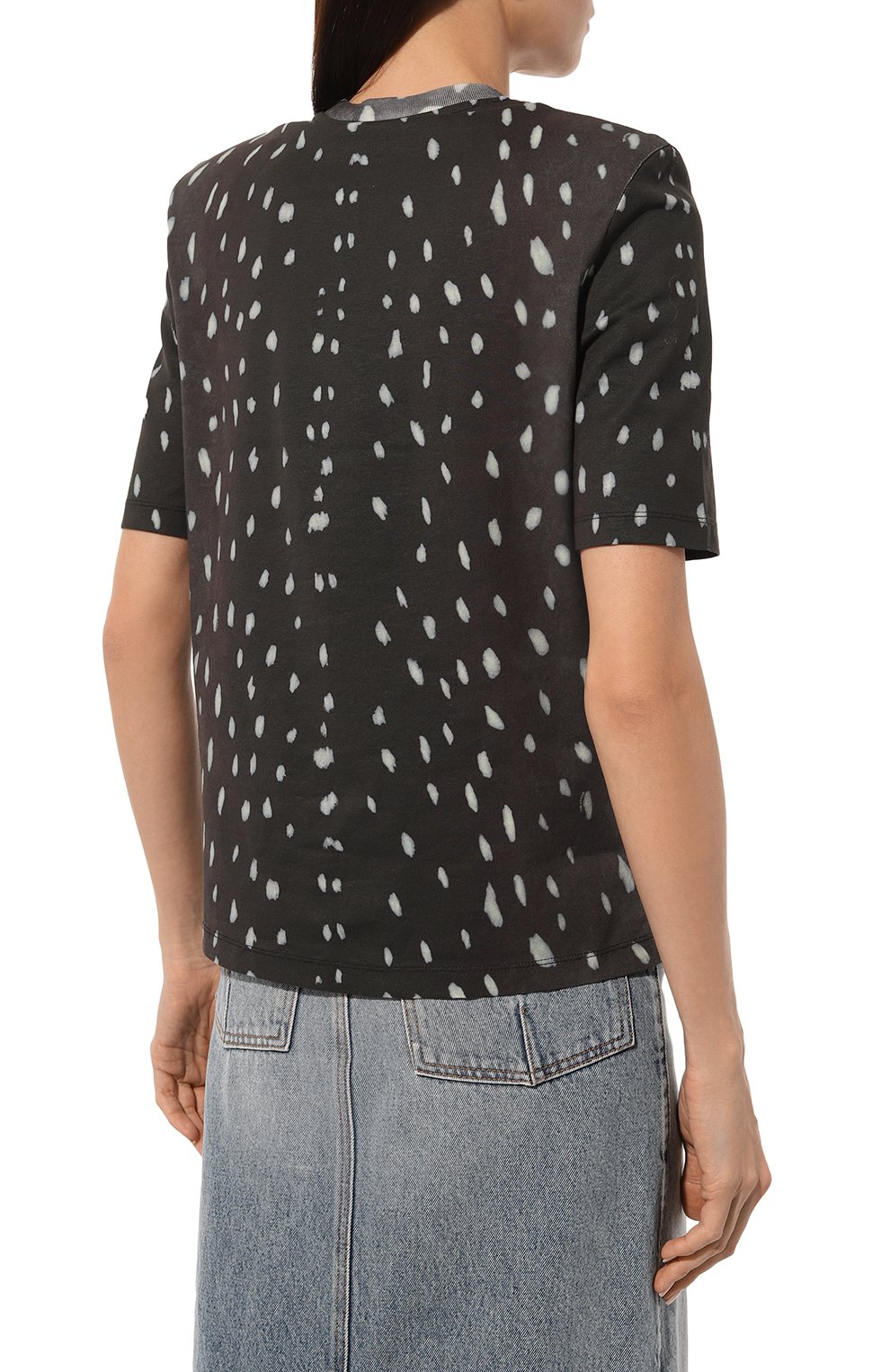 Хлопковая футболка THE ATTICO, арт. 241WCT04/J040P, фото 4