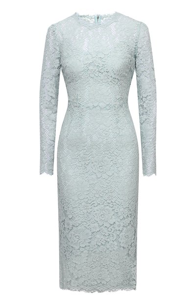 Женское платье из хлопка и вискозы DOLCE & GABBANA, арт. F6I60T/HLMEA