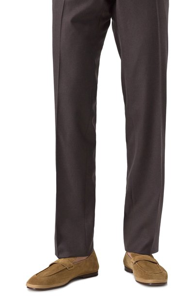 Замшевые лоферы H`D`S`N BARACCO бежевого цвета по цене 52750 руб., арт. ERNEST.C.6*, фото 3 Замшевые лоферы H`D`S`N BARACCO, арт. ERNEST.C.6*, фото 3