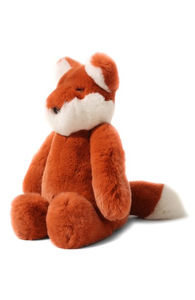 Меховая игрушка лиса YVES SALOMON ENFANT оранжевого цвета по цене 109000 руб., арт. 23WEA300XXREXX, фото 2 Меховая игрушка лиса YVES SALOMON ENFANT, арт. 23WEA300XXREXX, фото 2