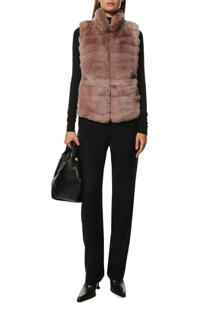 Жилет из кашемира и меха шиншиллы LORO PIANA, арт. FAF3985, фото 2