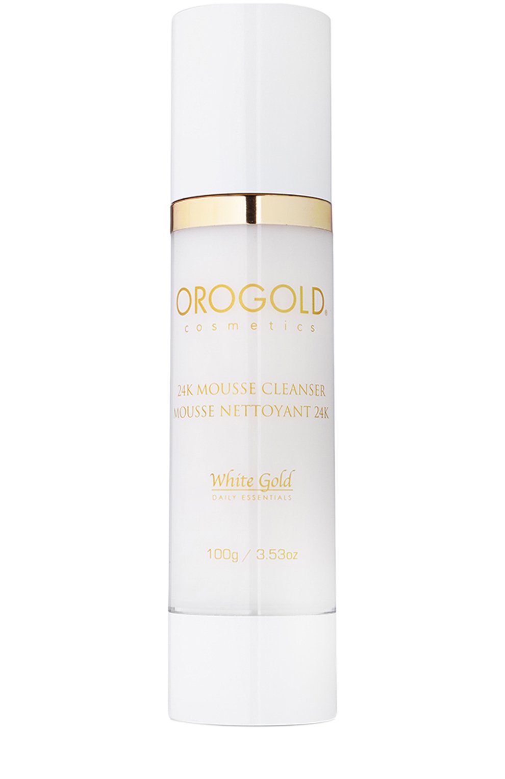 Очищающая пенка для лица white gold 24k (100g) OROGOLD COSMETICS бесцветного цвета по цене 4800 руб., арт. 1977785698151, фото 1 Очищающая пенка для лица white gold 24k (100g) OROGOLD COSMETICS, арт. 1977785698151, фото 1