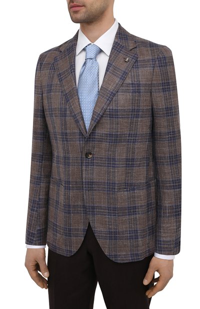 Пиджак из шерсти и шелка SARTORIA LATORRE, арт. EF74 70657, фото 3