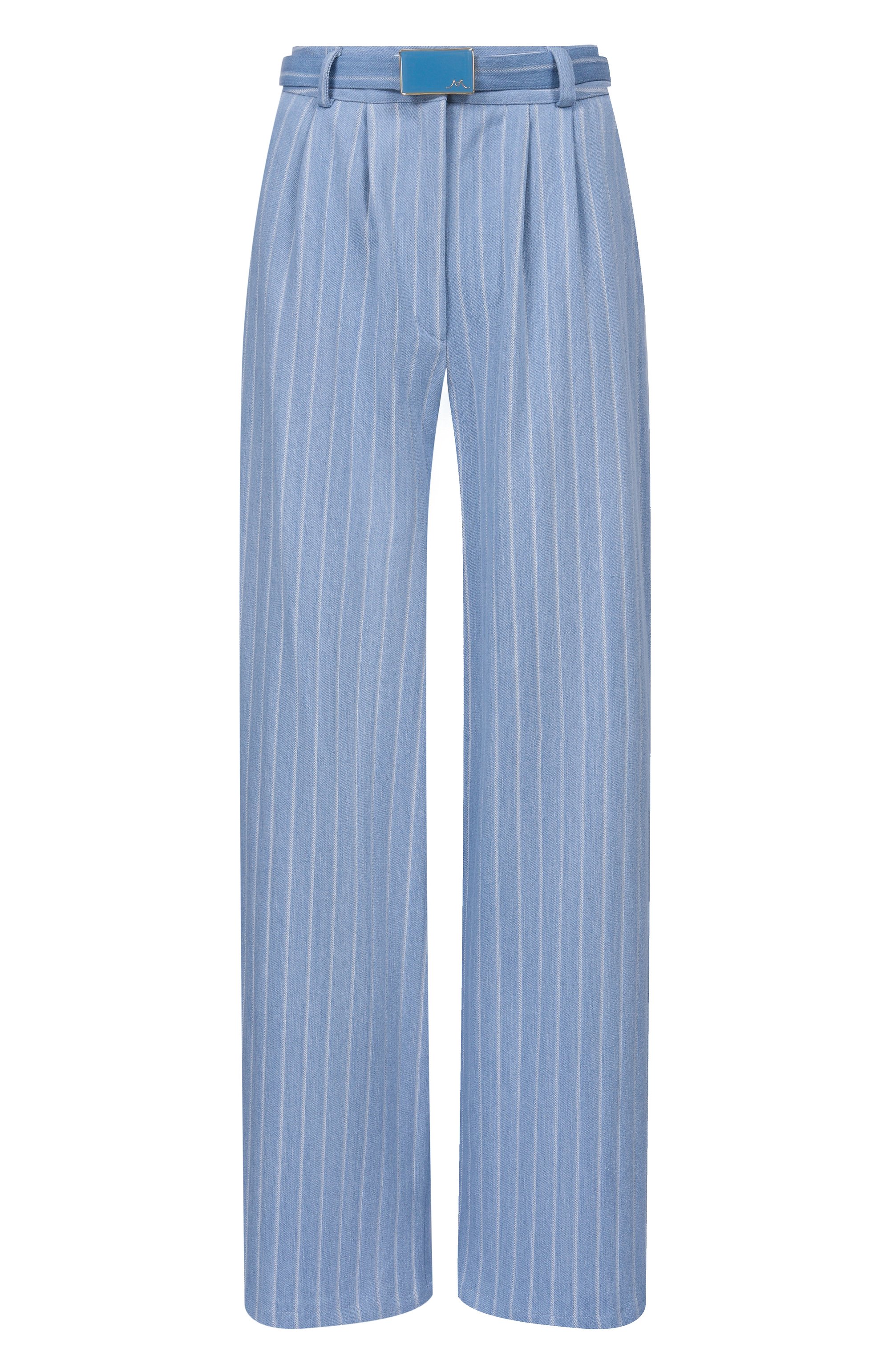 Джинсы ROWEN ROSE голубого цвета по цене 69950 руб., арт. PNT_RR468, фото 1 Джинсы ROWEN ROSE, арт. PNT_RR468, фото 1