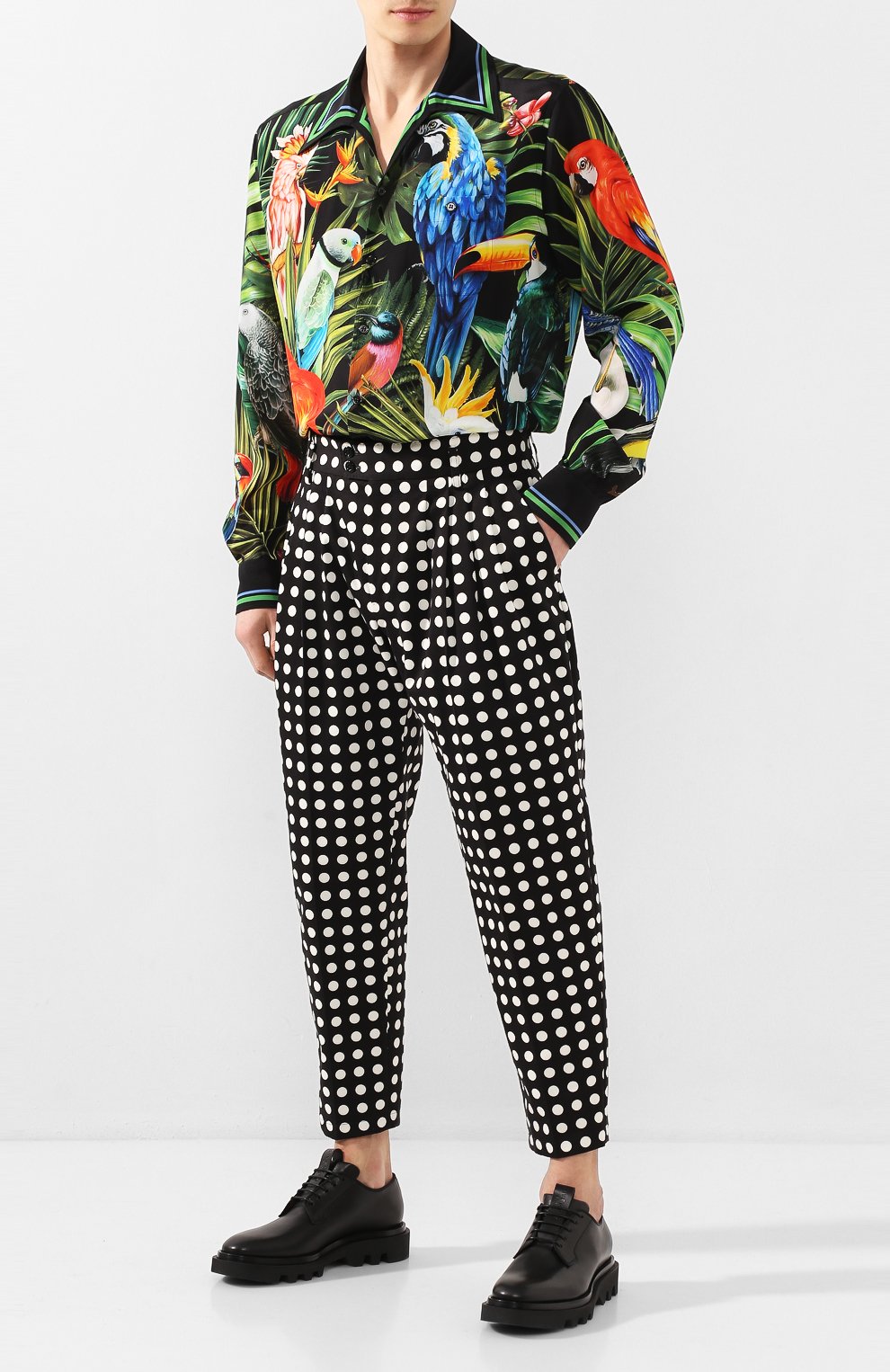 Шелковая рубашка DOLCE & GABBANA, арт. G5GY8T/FI1RL, фото 2