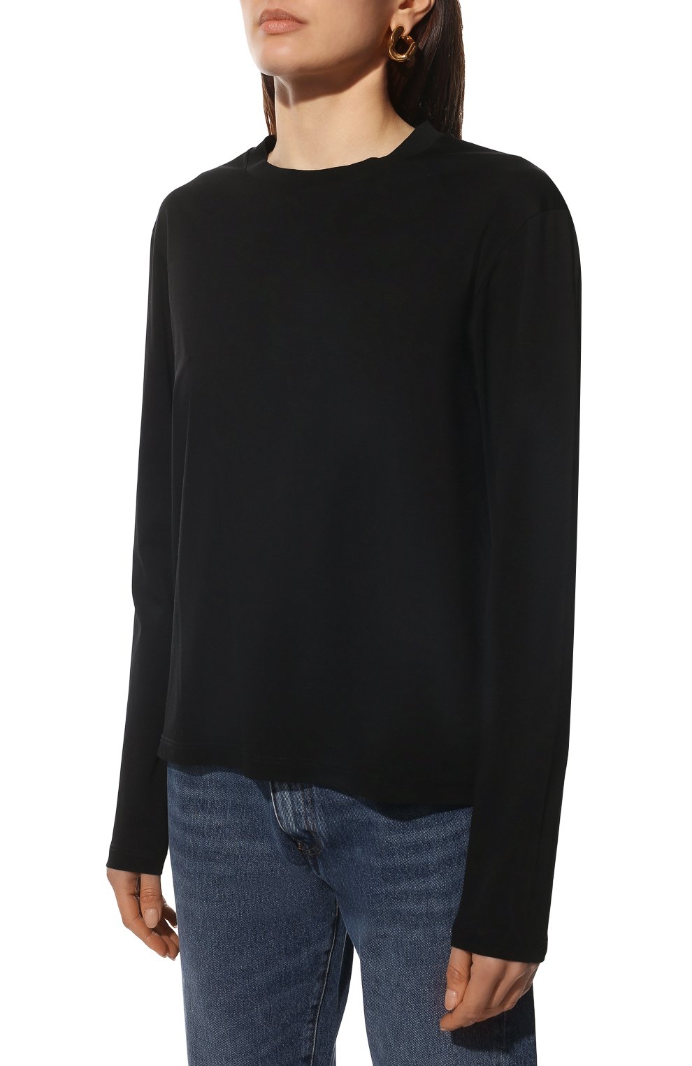 Хлопковый лонгслив JIL SANDER, арт. JSCU705001-WU247608, фото 3