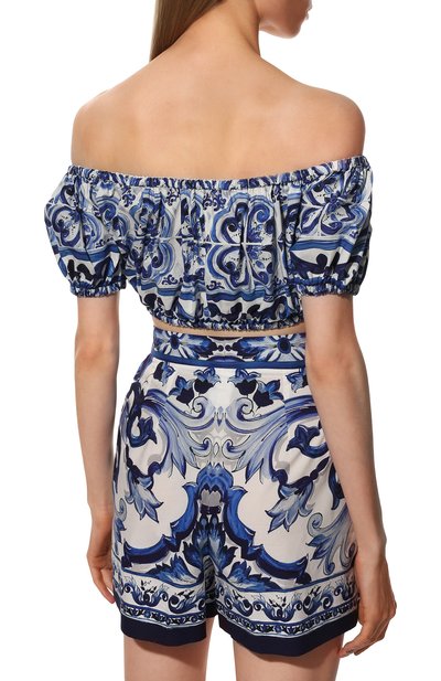Хлопковый топ DOLCE & GABBANA, арт. F755RT/HH5BA, фото 4