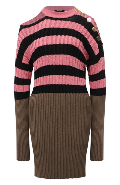 Женское платье из вискозы BALMAIN, арт. XF1RF020/KB20